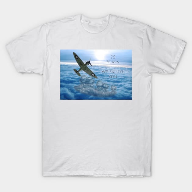 The Battle of Britain 75 Years T-Shirt by SteveWard